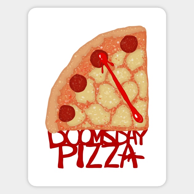 doomsday pizza Sticker by justduick